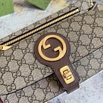 Gucci Blondie Leather Trimmed Monogrammed Coated Canvas Belt Bag  # 268953, cheap Gucci Satchels