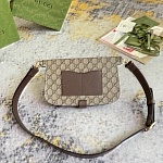 Gucci Blondie Leather Trimmed Monogrammed Coated Canvas Belt Bag  # 268953, cheap Gucci Satchels
