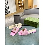 Gucci Double G crochet slides For Women # 268961, cheap Gucci Slippers