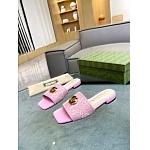 Gucci Double G crochet slides For Women # 268961, cheap Gucci Slippers