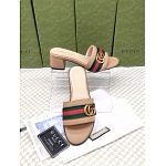 Gucci Interlocking G Stripe Slide For Women # 268968, cheap Gucci Slippers