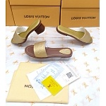 Louis Vuitton Monogram Embossed Slides For Women # 268996, cheap LV Slipper For Women