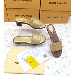 Louis Vuitton Monogram Embossed Slides For Women # 268996, cheap LV Slipper For Women