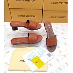 Louis Vuitton Monogram Embossed Slides For Women # 268997, cheap LV Slipper For Women