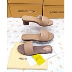 Louis Vuitton Monogram Embossed Slides For Women # 268998