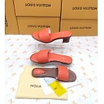 Louis Vuitton Monogram Embossed Slides For Women # 269001