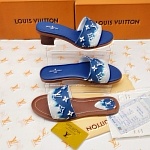 Louis Vuitton Monogram Print Slides For Women # 269005, cheap LV Slipper For Women