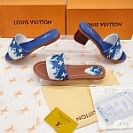 Louis Vuitton Monogram Print Slides For Women # 269005, cheap LV Slipper For Women