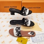 Louis Vuitton Monogram Print Slides For Women # 269006, cheap LV Slipper For Women