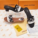 Louis Vuitton Monogram Print Slides For Women # 269006, cheap LV Slipper For Women