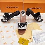 Louis Vuitton Monogram Print Slides For Women # 269006, cheap LV Slipper For Women