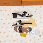 Louis Vuitton Monogram Print Slides For Women # 269006, cheap LV Slipper For Women