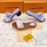 Louis Vuitton Monogram Print Slides For Women # 269007, cheap LV Slipper For Women