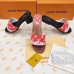 Louis Vuitton Monogram Print Slides For Women # 269008, cheap LV Slipper For Women