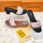 Louis Vuitton Stripe Slides For Women # 269009, cheap LV Slipper For Women