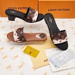 Louis Vuitton Stripe Slides For Women # 269010, cheap LV Slipper For Women
