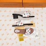 Louis Vuitton Leather Mule For Women # 269029, cheap LV Slipper For Women