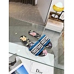 Dior Dway Canvas Slide For Women # 269052, cheap Dior Slippers