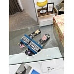 Dior Dway Canvas Slide For Women # 269052, cheap Dior Slippers