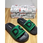 D&G Rubber Logo Slides With Logo Unisex # 269057, cheap D&G Slipper