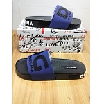 D&G Rubber Logo Slides With Logo Unisex # 269060, cheap D&G Slipper