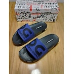 D&G Rubber Logo Slides With Logo Unisex # 269060, cheap D&G Slipper