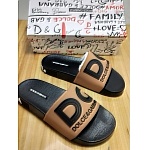 D&G Cut Out Slides With Logo Unisex # 269061, cheap D&G Slipper