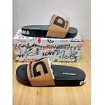 D&G Cut Out Slides With Logo Unisex # 269061, cheap D&G Slipper