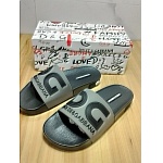 D&G Cut Out Slides With Logo Unisex # 269062, cheap D&G Slipper