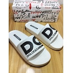 D&G Cut Out Slides With Logo Unisex # 269063, cheap D&G Slipper