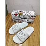 D&G Cut Out Slides With Logo Unisex # 269064, cheap D&G Slipper
