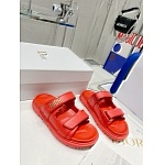 DIOR Dioract Slide Red Lambskin Sandals # 269103