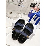 DIOR Dioract Sandal Blue and Black Technical Fabric # 269104, cheap Dior Sandals