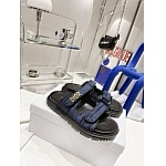 DIOR Dioract Sandal Blue and Black Technical Fabric # 269104, cheap Dior Sandals
