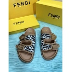 Fendi Logo Print double strap Unisex # 269111, cheap Fendi Slippers