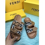 Fendi Logo Print double strap Unisex # 269111, cheap Fendi Slippers