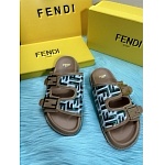 Fendi Logo Print double strap Unisex # 269111, cheap Fendi Slippers
