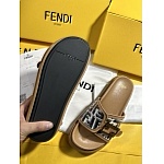 Fendi Logo Print Slides Unisex # 269112, cheap Fendi Slippers
