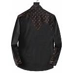 Louis Vuitton Long Sleeve Shirts For Men # 269690, cheap Louis Vuitton Shirts