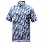 Dior Short Sleeve Shirts For Men # 269722