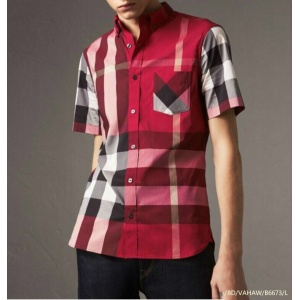 $48.00,Burberry Short Sleeve Shirts For Men # 269794