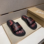 Christian Louboutin Slippers For Men # 269779, cheap Christian Louboutin