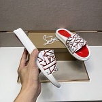Christian Louboutin Slippers For Men # 269782, cheap Christian Louboutin