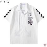 Off White Short Sleeve Button up Shirt Unisex # 270721, cheap Off White Shirts