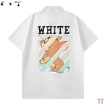 Off White Short Sleeve Button up Shirt Unisex # 270723, cheap Off White Shirts