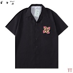 Off White Short Sleeve Button up Shirt Unisex # 270726, cheap Off White Shirts