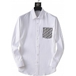 Dior Elastic and Anti Wrinkle Long Sleeve Shirts For Men # 270742