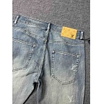 Louis Vuitton Straight Cut Denim Jeans For Men # 270763, cheap Louis Vuitton Jeans