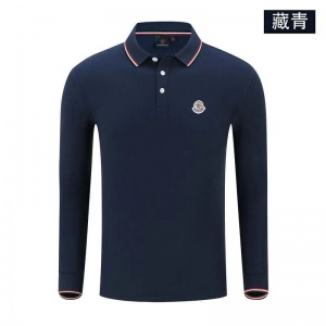 $34.00,Moncler Long Sleeve Polo Shirts For Men Unisex # 271166