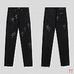 Chrome Hearts Straight Cut Jeans For Men # 270975, cheap Chrome Hearts Jeans